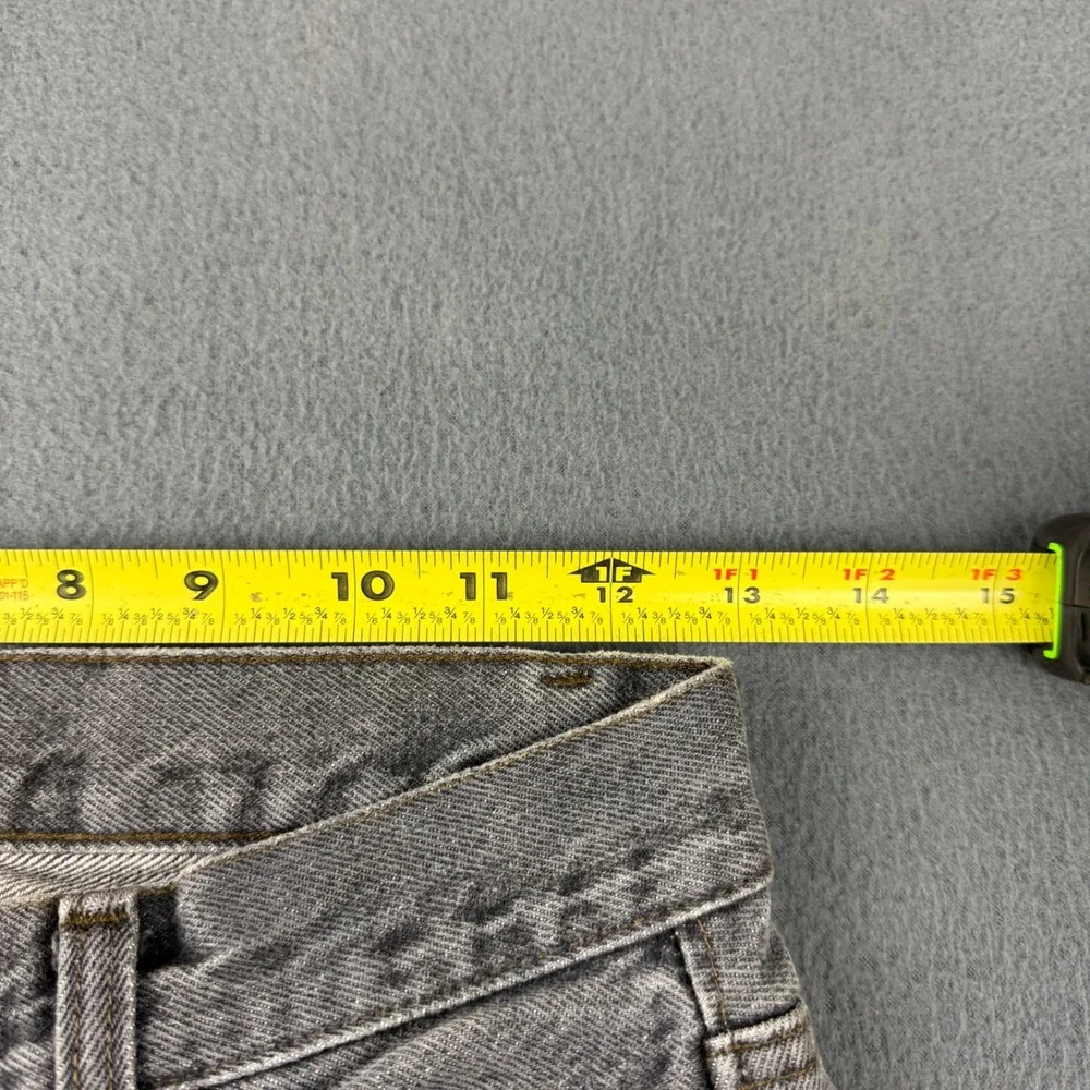 Vintage USA Levis Women's 26x32 Black 70s 80s Button Fly Straight Leg Dark Wash